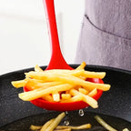 Silicone Slotted Spoon – Heat-Resistant Non-Scratch Kitchen Skimmer & Ladle for Frying and Pasta