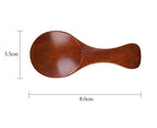 4Pcs Mini Wooden Spoon Set – Small Spice, Sugar & Coffee Scoops for Kitchen