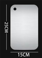 Titanium Stainless Steel Cutting Board – Double-Sided Food Grade Chopping Board