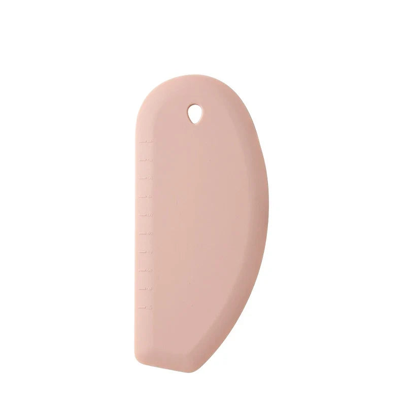 Silicone Dough Scraper Cutter with Scale – Multifunction Baking Spatula Tool