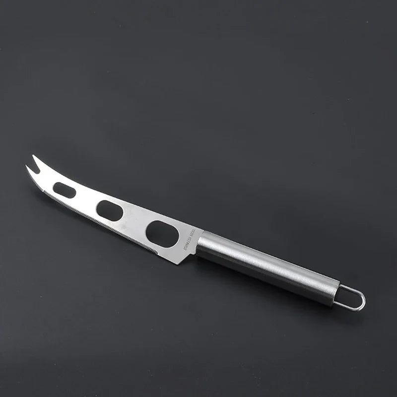 Stainless Steel Cheese Knife – Multifunctional Kitchen Tool for Cheese, Pizza & Baking