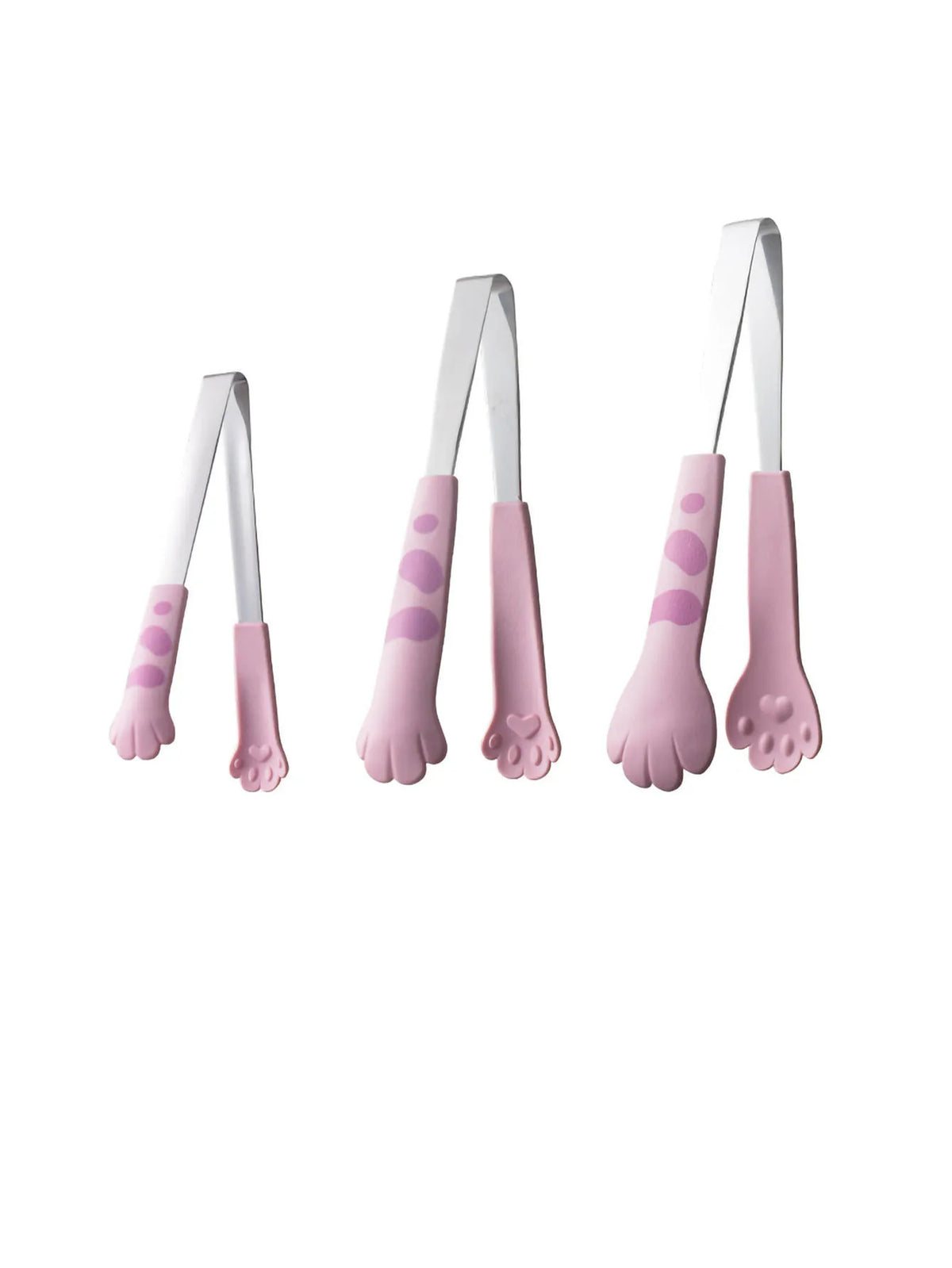 Japanese Cat Paw Food Tongs – Cute Stainless Steel Kitchen & BBQ Clip