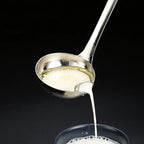 Stainless Steel Soup Fat Oil Separator – Skimmer & Colander Spoon with Heat-Resistant Handle