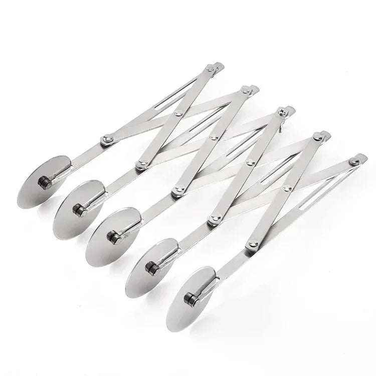 3/5/7 Wheel Dough Cutter – Stainless Steel Adjustable Pastry & Pizza Roller