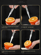 Manual Orange & Citrus Peeler – Stainless Steel Fruit Corer and Cutter