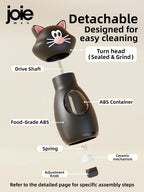 Joie Meow Spice Grinder Set Adjustable Ceramic Salt & Pepper Mill