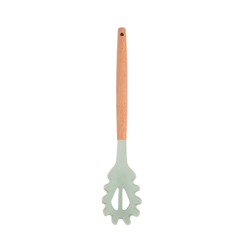 Silicone Noodle Scoop & Pasta Server – Spaghetti Grab Spoon Strainer