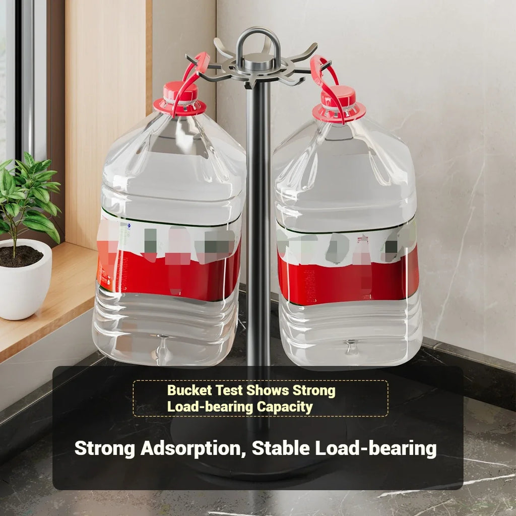Rotating Kitchen Utensil Stand – 8-Hook Countertop Organizer with 360° Rotation