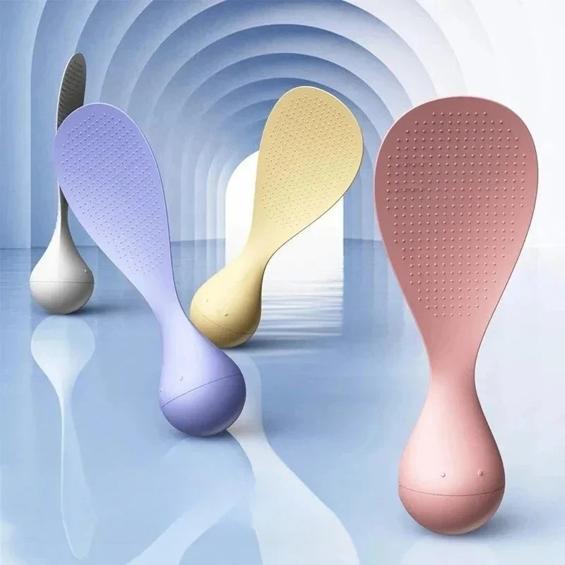Food-Grade Silicone Rice Spoon – Non-Stick Standing Scooper