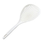 Large Capacity White Colander Spoon – Heat-Resistant Dumpling & Noodle Strainer