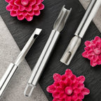 1/3PCS Stainless Steel Carving Knife Set – Fruit & Vegetable Decorative Tools