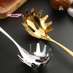 Multifunctional Stainless Steel Noodle Spoon – Pasta Strainer & Spaghetti Server