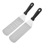 Stainless Steel Cooking Scraper Spatula – Heavy-Duty BBQ & Griddle Turner