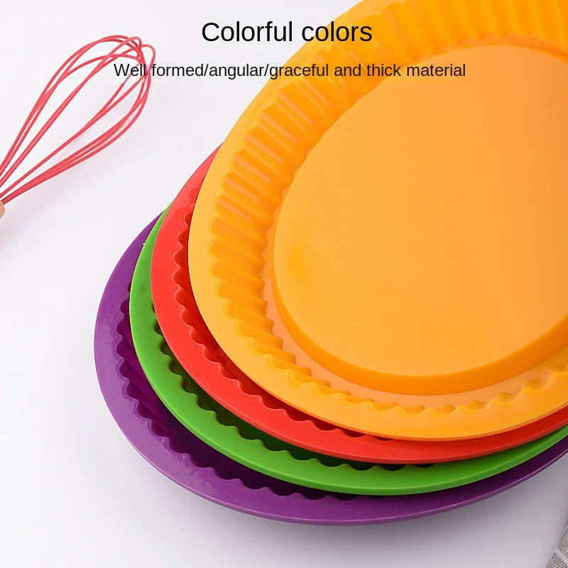 10-Inch High-Temperature Silicone Cake Mold – Round Baking Pan
