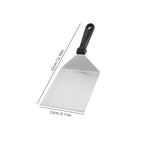 Stainless Steel Cooking Scraper Spatula – Heavy-Duty BBQ & Griddle Turner