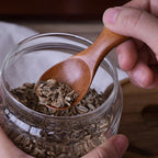 4Pcs Mini Wooden Spoon Set – Small Spice, Sugar & Coffee Scoops for Kitchen