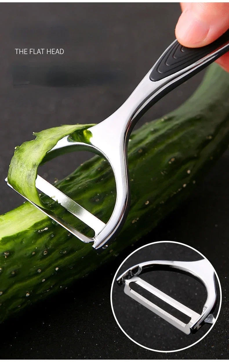 Stainless Steel Vegetable Peeler – Multifunctional Potato & Fruit Peeler for Kitchen Use