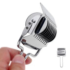 Stainless Steel Dough Lattice Roller Cutter – Multifunction Pizza & Noodle Slicer