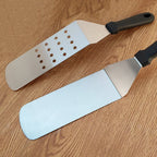 Stainless Steel Cooking Scraper Spatula – Heavy-Duty BBQ & Griddle Turner