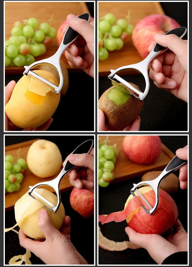 Stainless Steel Vegetable Peeler – Multifunctional Potato & Fruit Peeler for Kitchen Use
