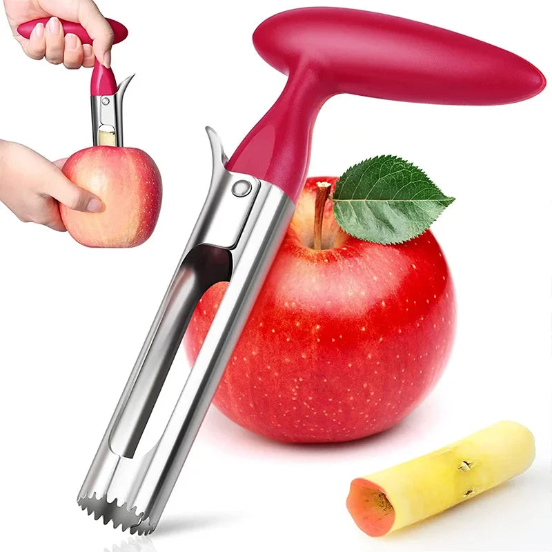 Premium Stainless Steel Apple Corer – Ergonomic Fruit Core Remover for Apples & Pears