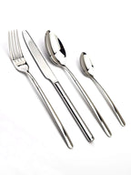 Premium 24-Piece Stainless Steel Flatware Set – Knives, Forks & Spoons | Eco-Friendly & Dishwasher Safe