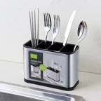 Stainless Steel Cutlery Holder – Tableware Drainboard Spoon & Knife Organizer