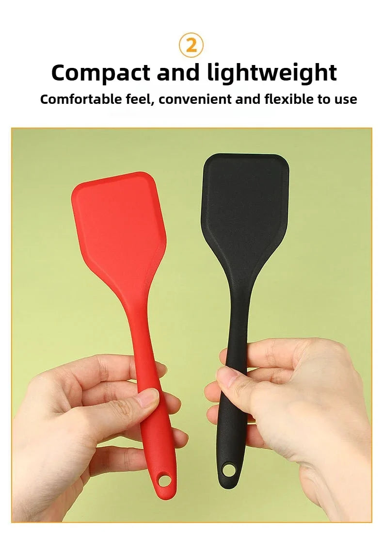 Silicone Non-Stick Cooking Spatula – Dense Shovel for Fish, Omelette & Frying