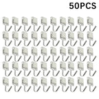 50PCS Strong Magnetic Hooks – Multi-Purpose Storage Hooks for Home, Kitchen & Bathroom
