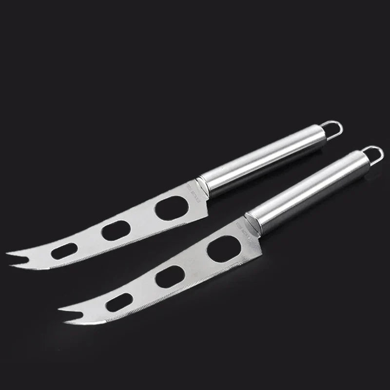 Stainless Steel Cheese Knife – Multifunctional Kitchen Tool for Cheese, Pizza & Baking