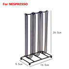 LMETJMA 360° Rotating Dolce Gusto Coffee Capsule Holder – Stainless Steel Storage Stand (JT222)