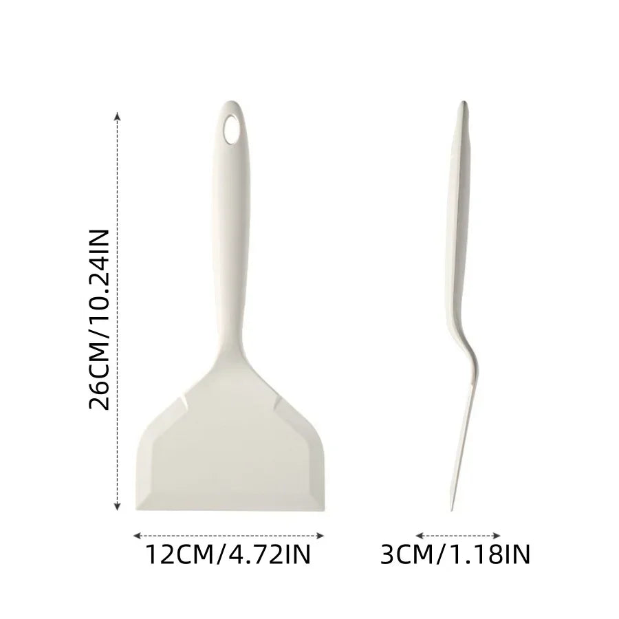 Silicone Heat-Resistant Spatula – Food-Grade Non-Stick Turner for Cooking & Baking