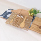 9-Piece DIY Sushi Maker Kit – Bamboo Rice Molds & Cooking Tools