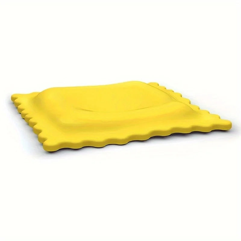 Cartoon Biscuit-Shaped Silicone Spoon Rest – Heat-Insulating & Anti-Scalding Kitchen Mat