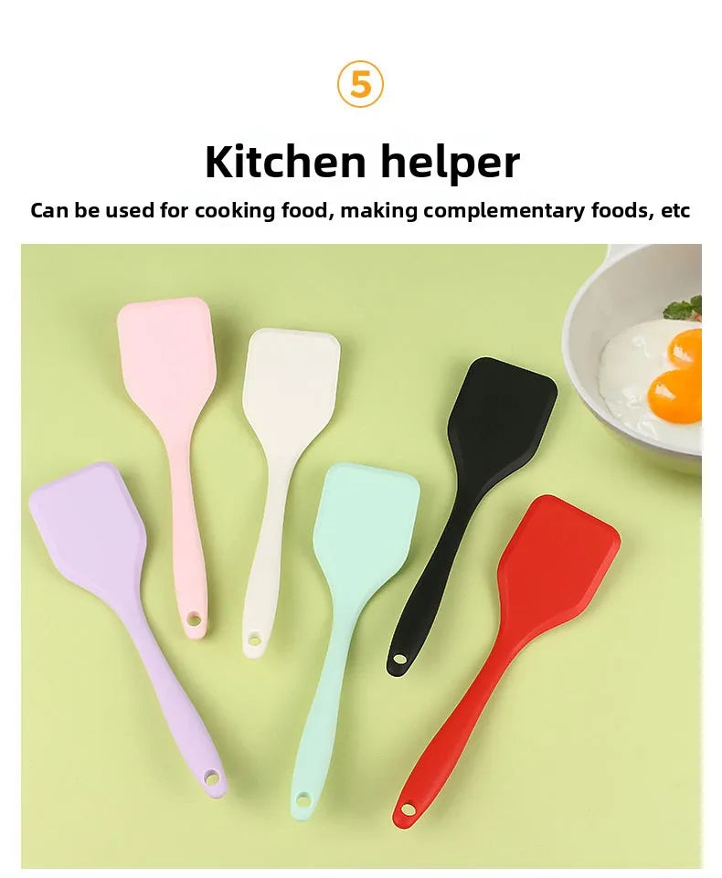 Silicone Non-Stick Cooking Spatula – Dense Shovel for Fish, Omelette & Frying