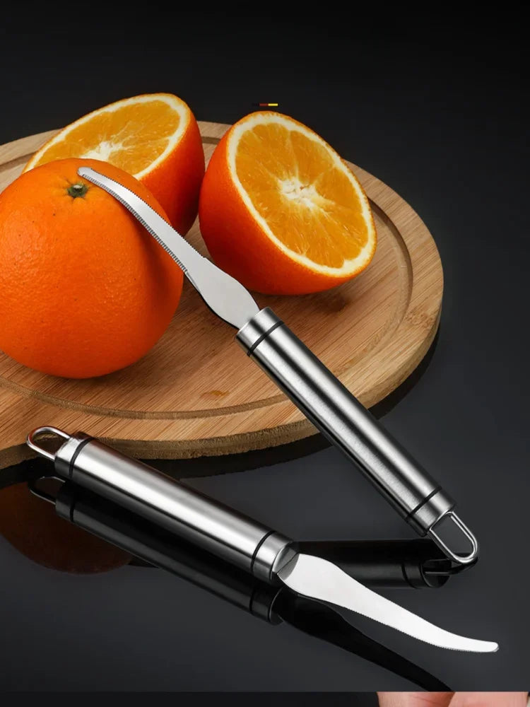 Manual Orange & Citrus Peeler – Stainless Steel Fruit Corer and Cutter