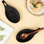 Silicone Spoon Rest Spatula Holder – Heat Resistant Utensil Placemat Tray for Kitchen