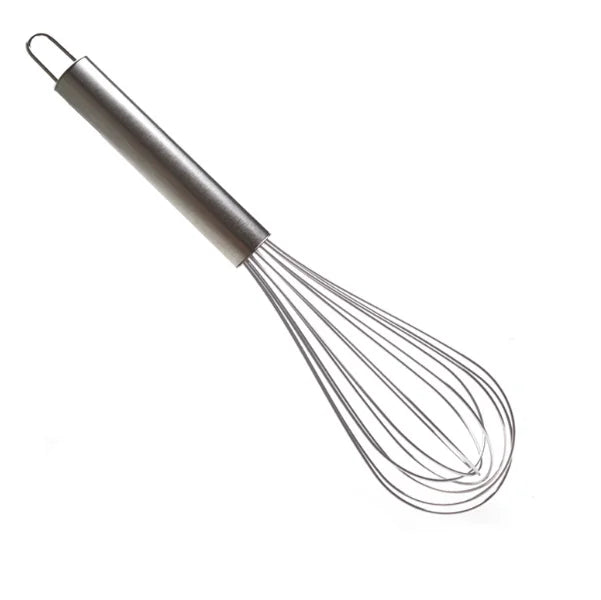 10-Inch Stainless Steel Manual Egg Beater – Kitchen Wire Balloon Whisk