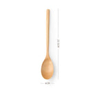 2PCS Wooden Spoon Set – Natural Wood Kitchen Tableware for Soup, Tea & Coffee