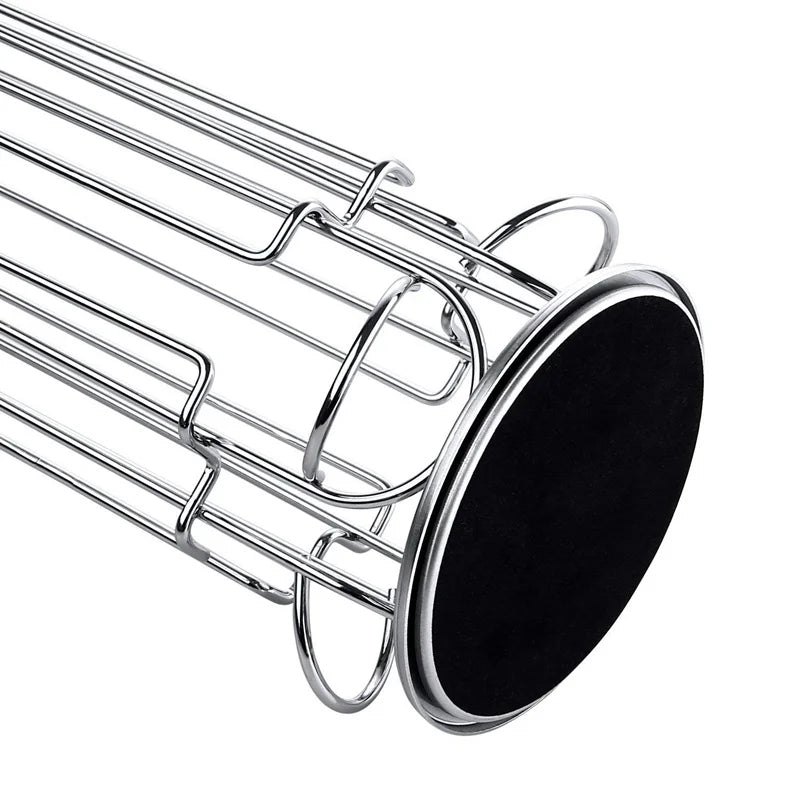 LMETJMA 360° Rotating Dolce Gusto Coffee Capsule Holder – Stainless Steel Storage Stand (JT222)