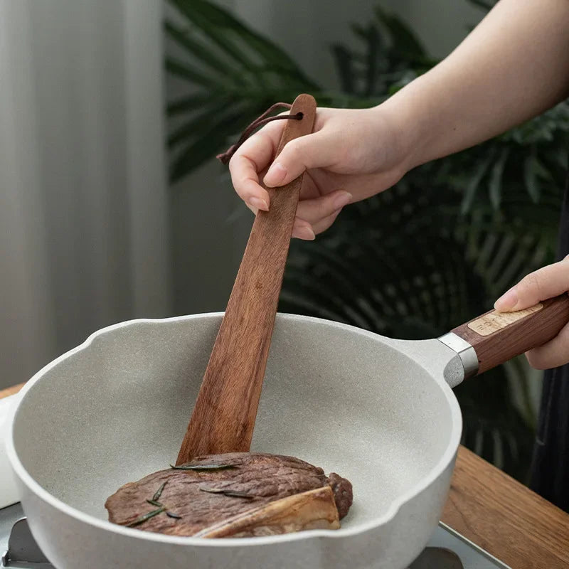 Wooden Spatula & Cooking Shovel – High-Temperature Resistant Non-Stick Spoon