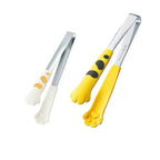 Japanese Cat Paw Food Tongs – Cute Stainless Steel Kitchen & BBQ Clip