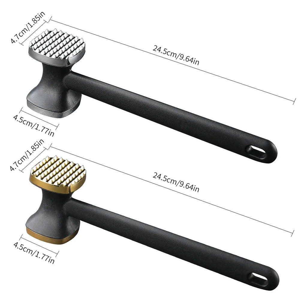 Double-Sided Zinc Alloy Meat Hammer – Multifunctional Meat Tenderizer & Kitchen Tool