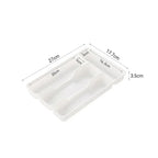 4/5 Compartment Cutlery Organizer – Kitchen Drawer Divider Tray for Spoon & Fork