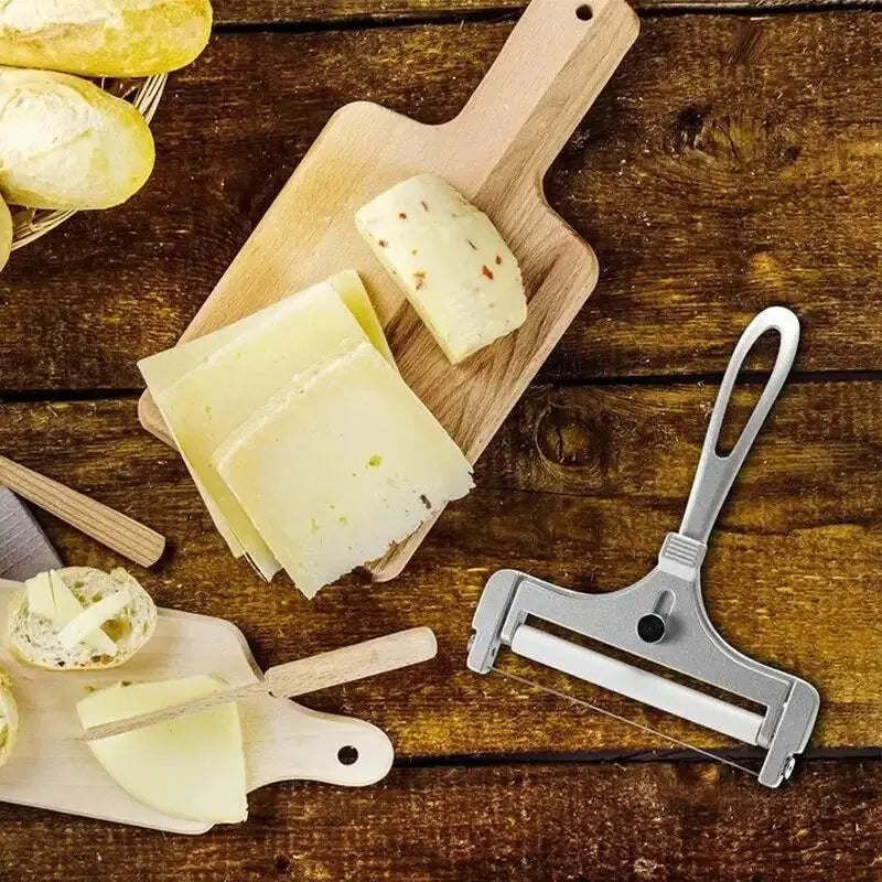 Stainless Steel Adjustable Cheese Slicer – Butter Cutter for Soft & Semi-Hard Cheese
