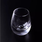 Hand Carved Crystal Glass Goblet Beverage Glass