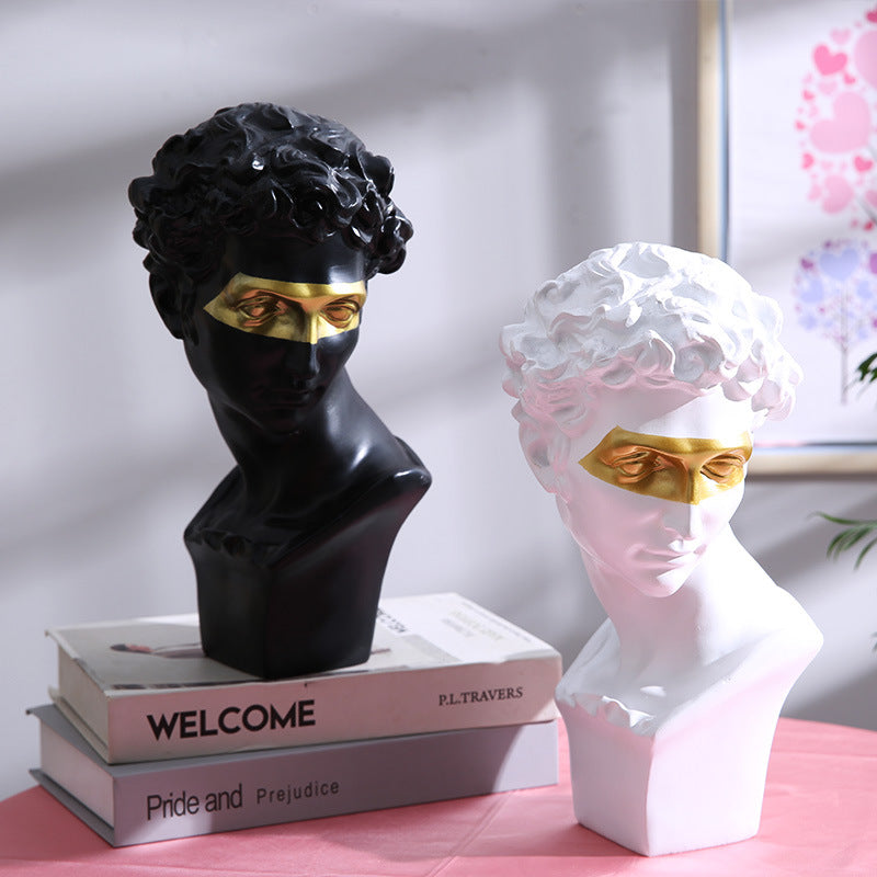 David Sculpture Home Decor Character Decoration