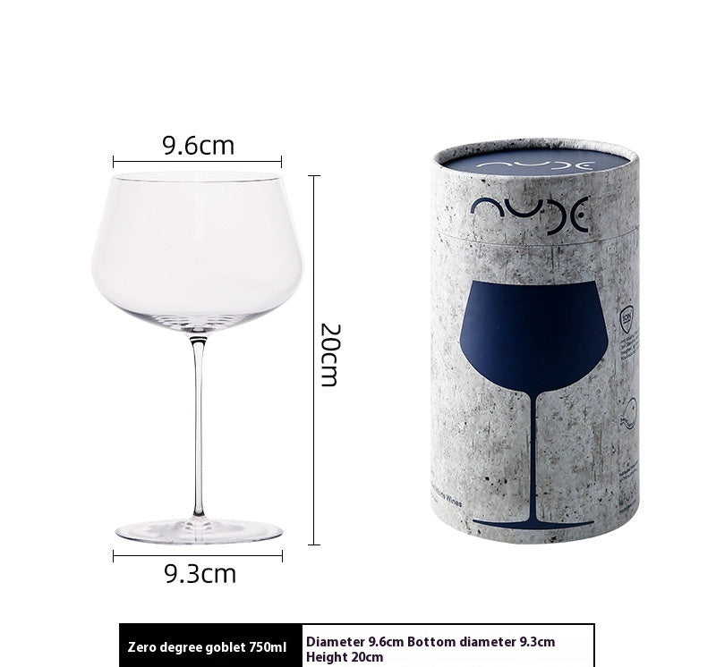 Ultra-Thin European Style Crystal Decorative Goblet Glass