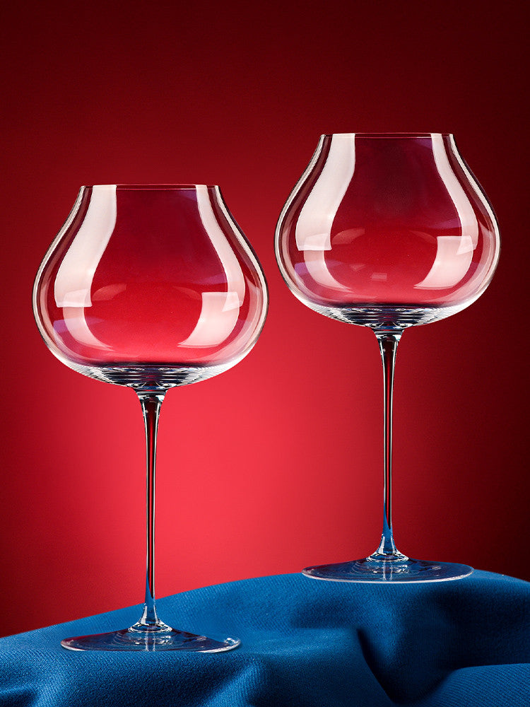 Crystal Pinot Noir Decorative Goblet Glass