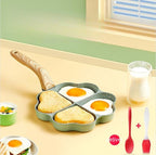 Aluminum Four Hole Frying Pan